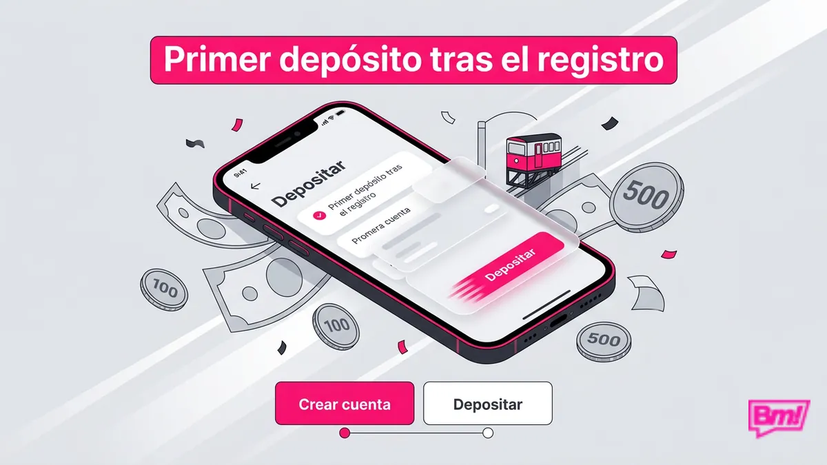 Primer depósito después del registro en Betmotion: pantalla de depósito y monedas CLP